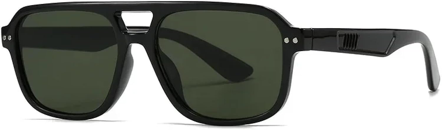 Классические солнцезащитные очки с заклепками и плоской верхней частью для женщин и мужчин, роскошные, винтажные, популярные, в стиле панк, для путешествий, с защитой от УФ-излучения UV400 TVTBBVV, Black Green
Классические солнцезащитные очки с заклепками и плоской верхней частью для женщин и мужчин, роскошные, винтажные, популярные, в стиле панк, для путешествий, с защитой от УФ-излучения UV400 TVTBBVV, Black Green