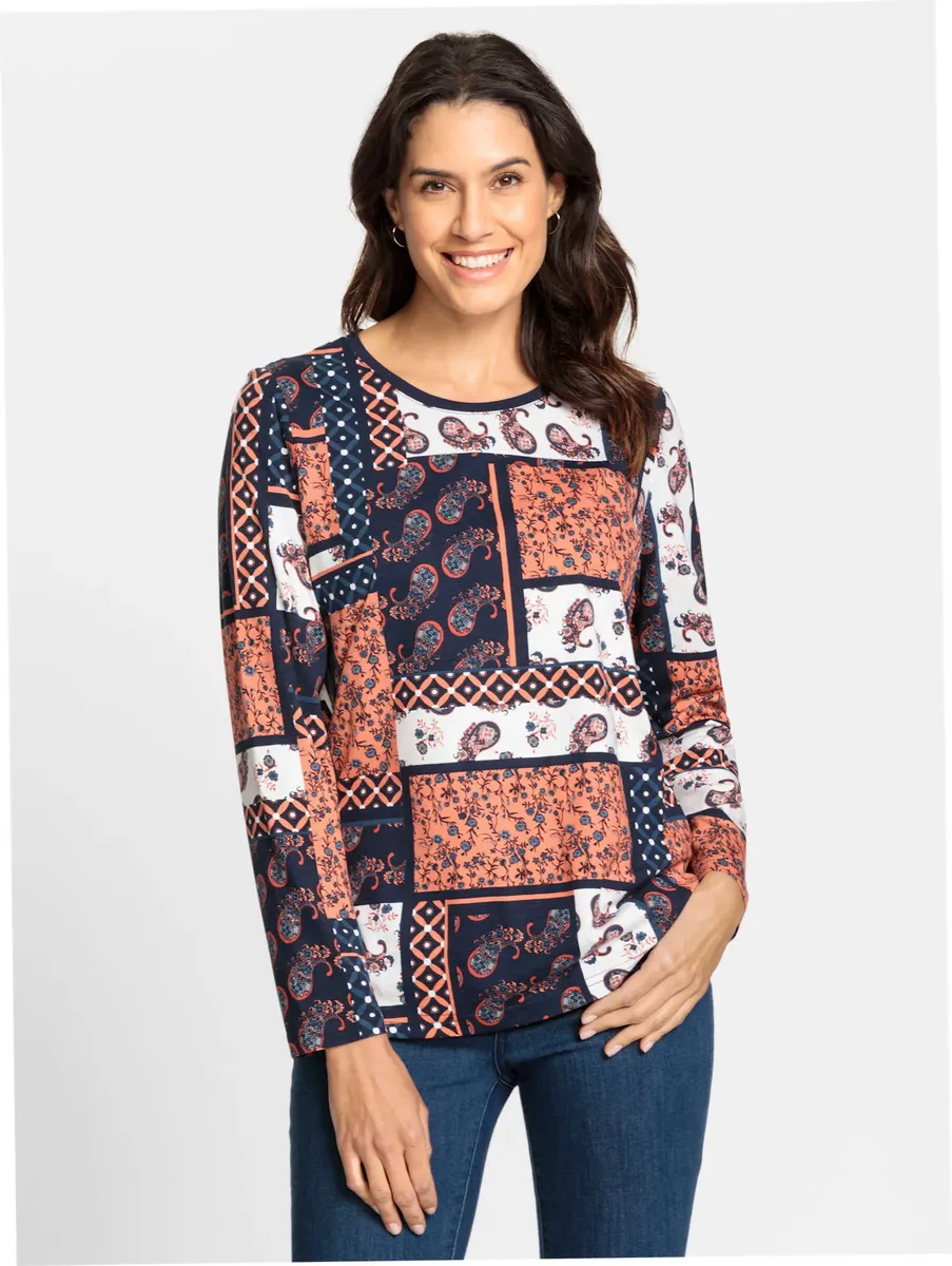 Рубашка Inspirations с длинными рукавами "Рубашка" Inspirationen, цвет Rostrot-Bedruckt
Рубашка Inspirations с длинными рукавами "Рубашка" Inspirationen, цвет Rostrot-Bedruckt