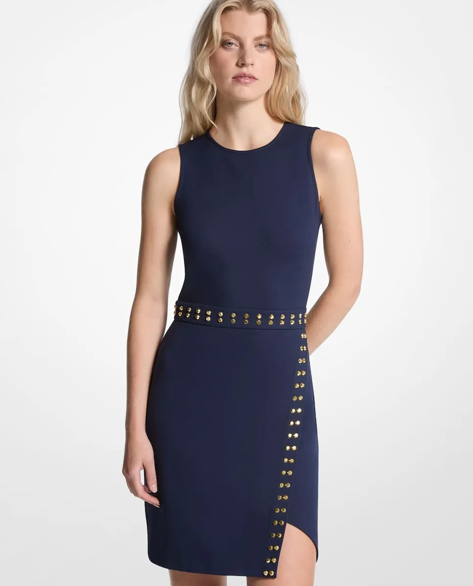 Короткое платье с асимметричным подолом без рукавов Michael Michael Kors, темно-синий
Короткое платье с асимметричным подолом без рукавов Michael Michael Kors, темно-синий