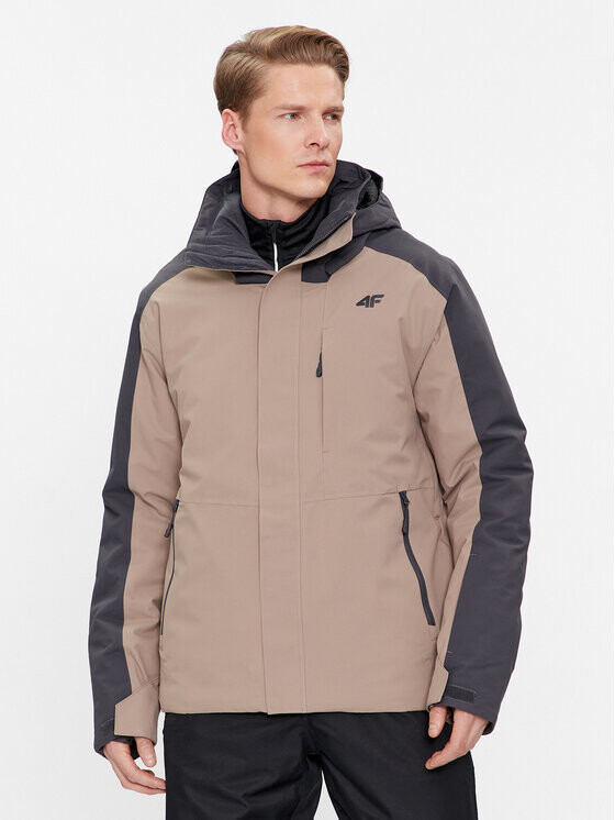 Лыжная куртка стандартного кроя 4F, серый 
Лыжная куртка стандартного кроя 4F, серый