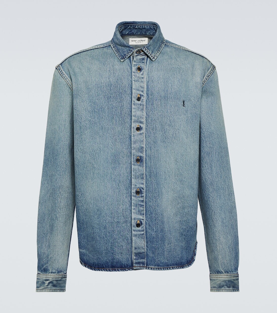 Джинсовая рубашка cassandre Saint Laurent, синий
Джинсовая рубашка cassandre Saint Laurent, синий