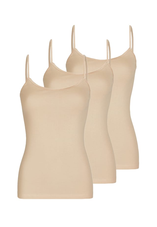 Спагетти топ 3-упаковка ежедневно Nina Von C., цвет nude
Спагетти топ 3-упаковка ежедневно Nina Von C., цвет nude