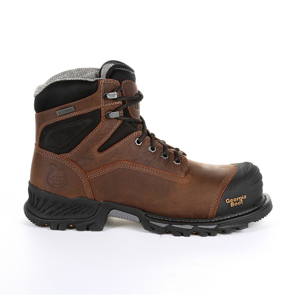 Georgia Boots Rumbler Мужские водонепроницаемые рабочие ботинки с композитным носком, цвет Black And Brown
Georgia Boots Rumbler Мужские водонепроницаемые рабочие ботинки с композитным носком, цвет Black And Brown