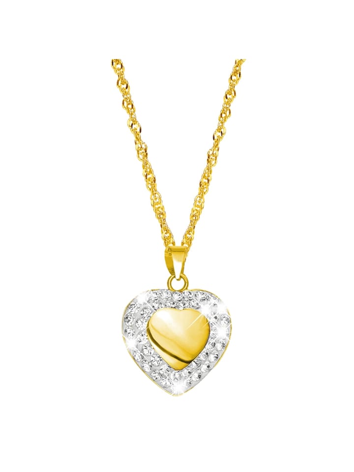 Lucardi Золотое колье в форме сердца 585 пробы
Lucardi Золотое колье в форме сердца 585 пробы