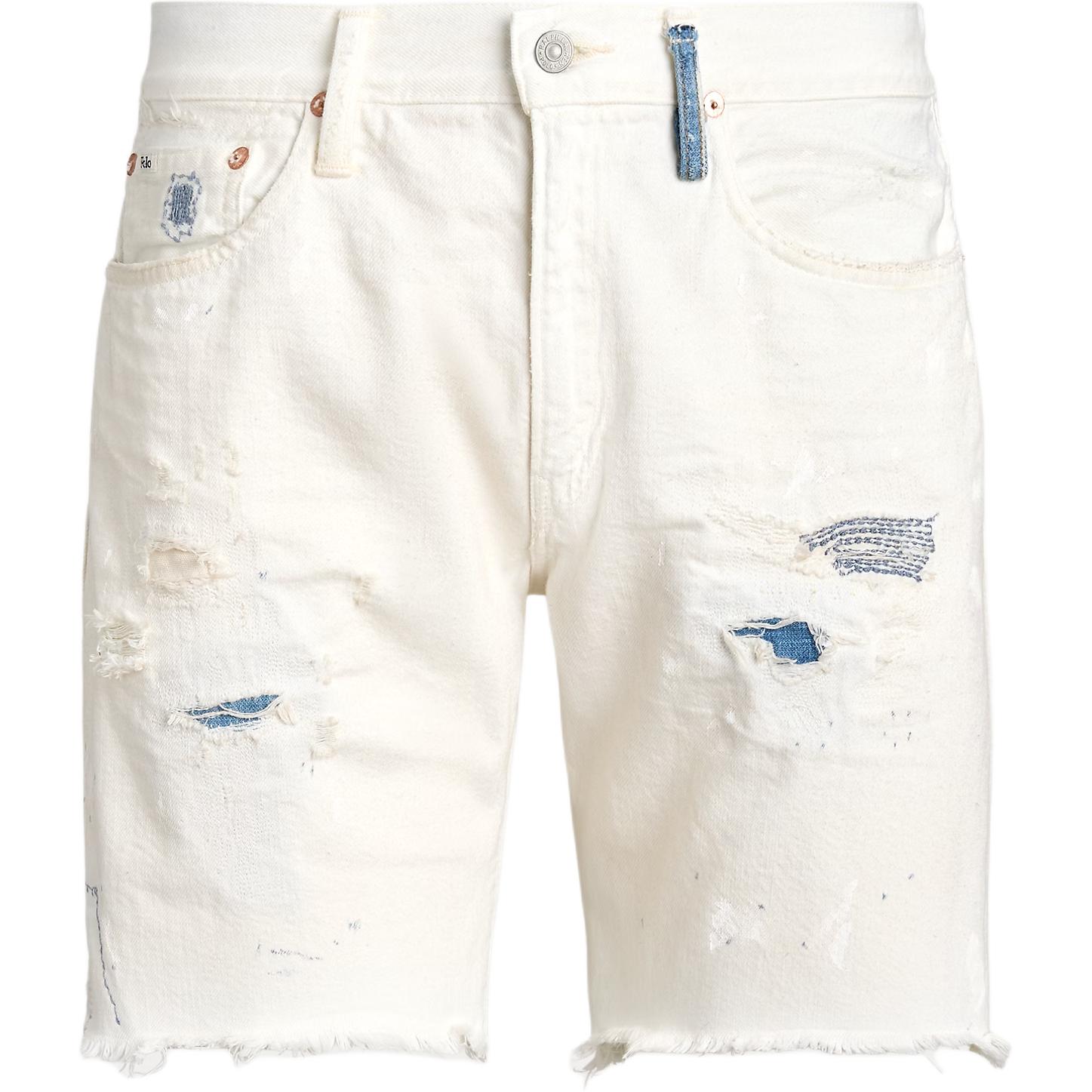 Джинсовые шорты с эффектом потертостей Polo Ralph Lauren, экрю
Джинсовые шорты с эффектом потертостей Polo Ralph Lauren, экрю