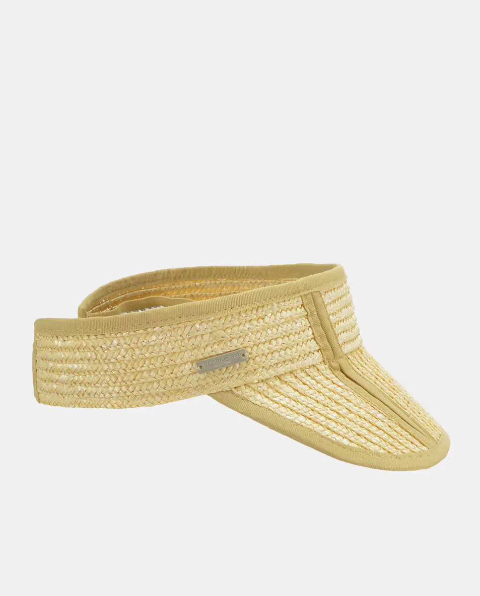 Складной козырек из плетеной соломки на резинке Seeberger, цвет Natural
Складной козырек из плетеной соломки на резинке Seeberger, цвет Natural