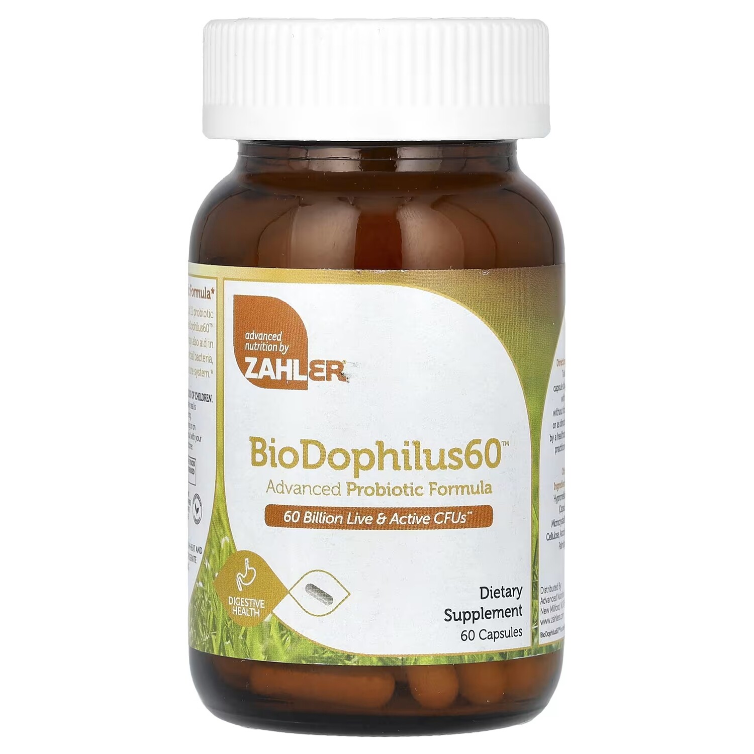 Zahler BioDophilus60 КОЕ, 60 капсул
Zahler BioDophilus60 КОЕ, 60 капсул
