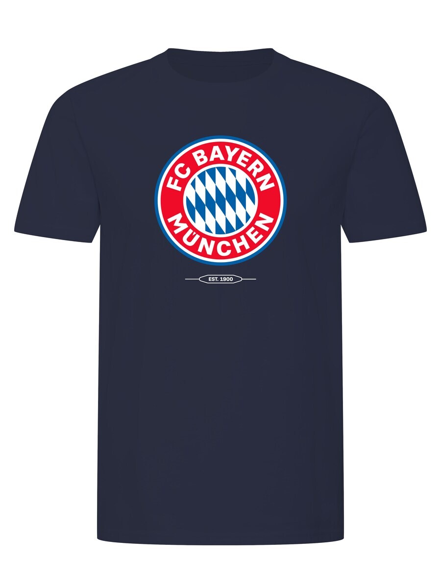 Классическая футболка FC BAYERN MÜNCHEN Shirt, синий/темно-синий 
Классическая футболка FC BAYERN MÜNCHEN Shirt, синий/темно-синий