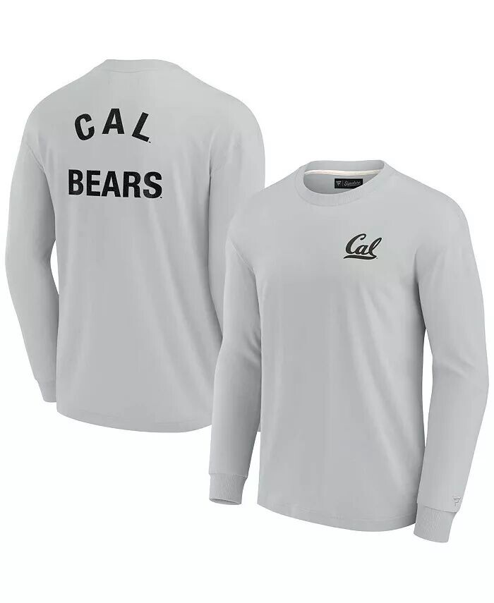 Мужская и женская серая футболка Cal Bears Super Soft с длинным рукавом Fanatics Signature
Мужская и женская серая футболка Cal Bears Super Soft с длинным рукавом Fanatics Signature