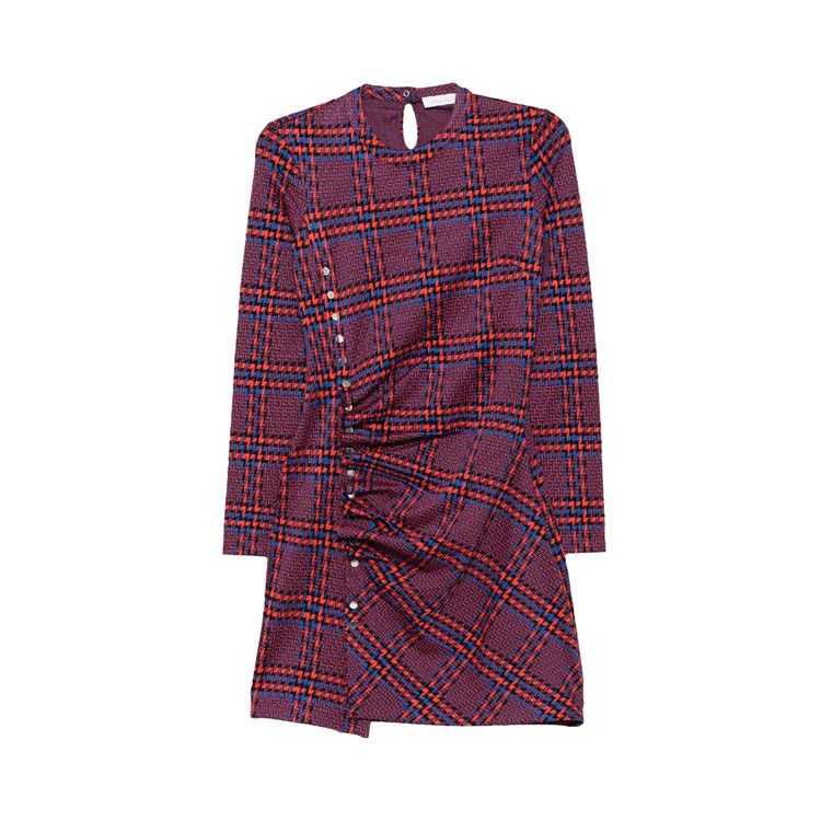 Платье Rabanne Plaid Long-Sleeve Dress, Red/Blue
Платье Rabanne Plaid Long-Sleeve Dress, Red/Blue