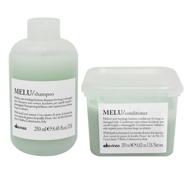 Набор для ломких и секущихся волос: шампунь, 250 мл + кондиционер, 250 мл Davines Melu
Набор для ломких и секущихся волос: шампунь, 250 мл + кондиционер, 250 мл Davines Melu