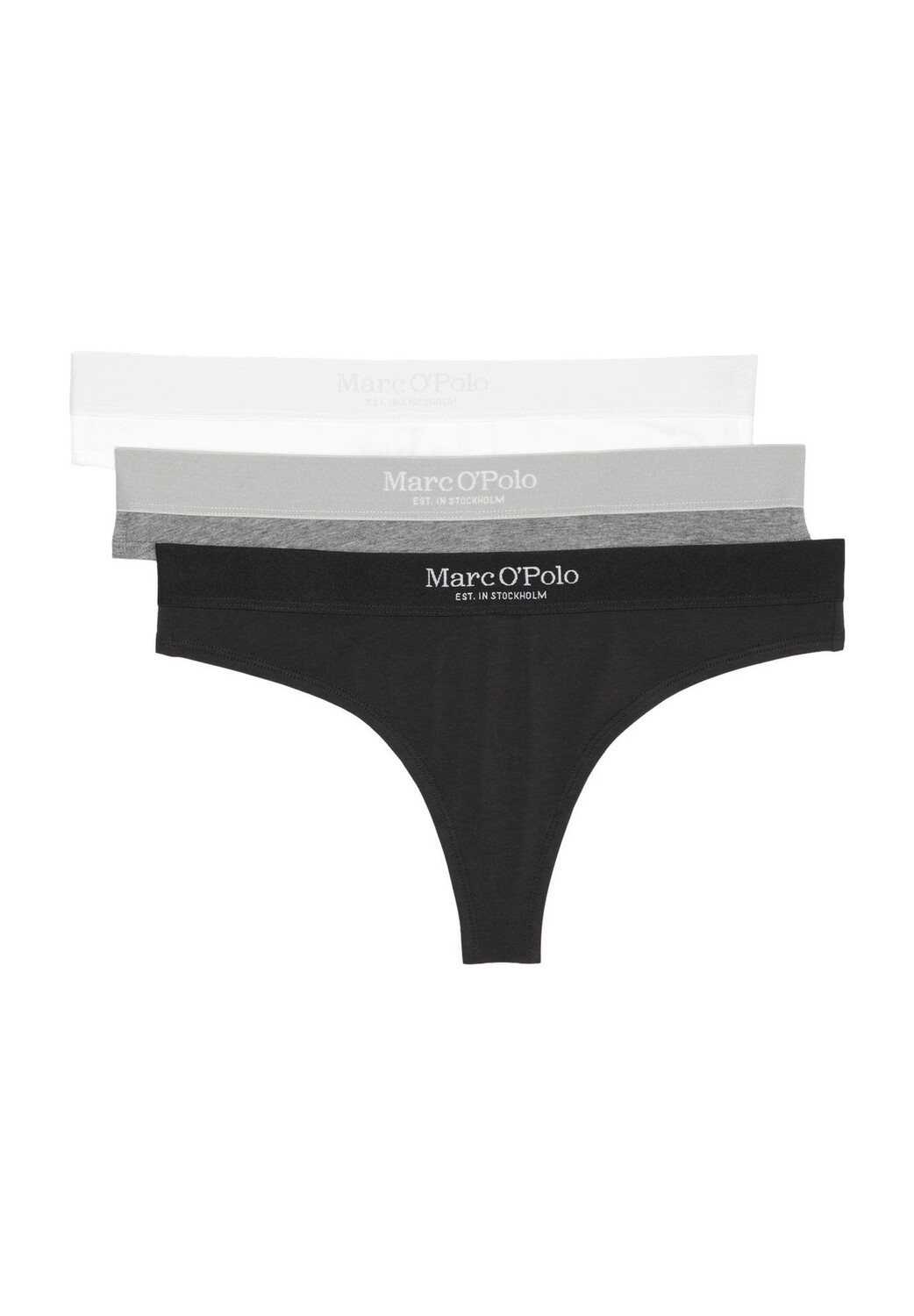Комплект из 3 женских стрингов Essentials с логотипом на поясе Marc O'Polo, цвет Q529 Grey/black
Комплект из 3 женских стрингов Essentials с логотипом на поясе Marc O'Polo, цвет Q529 Grey/black