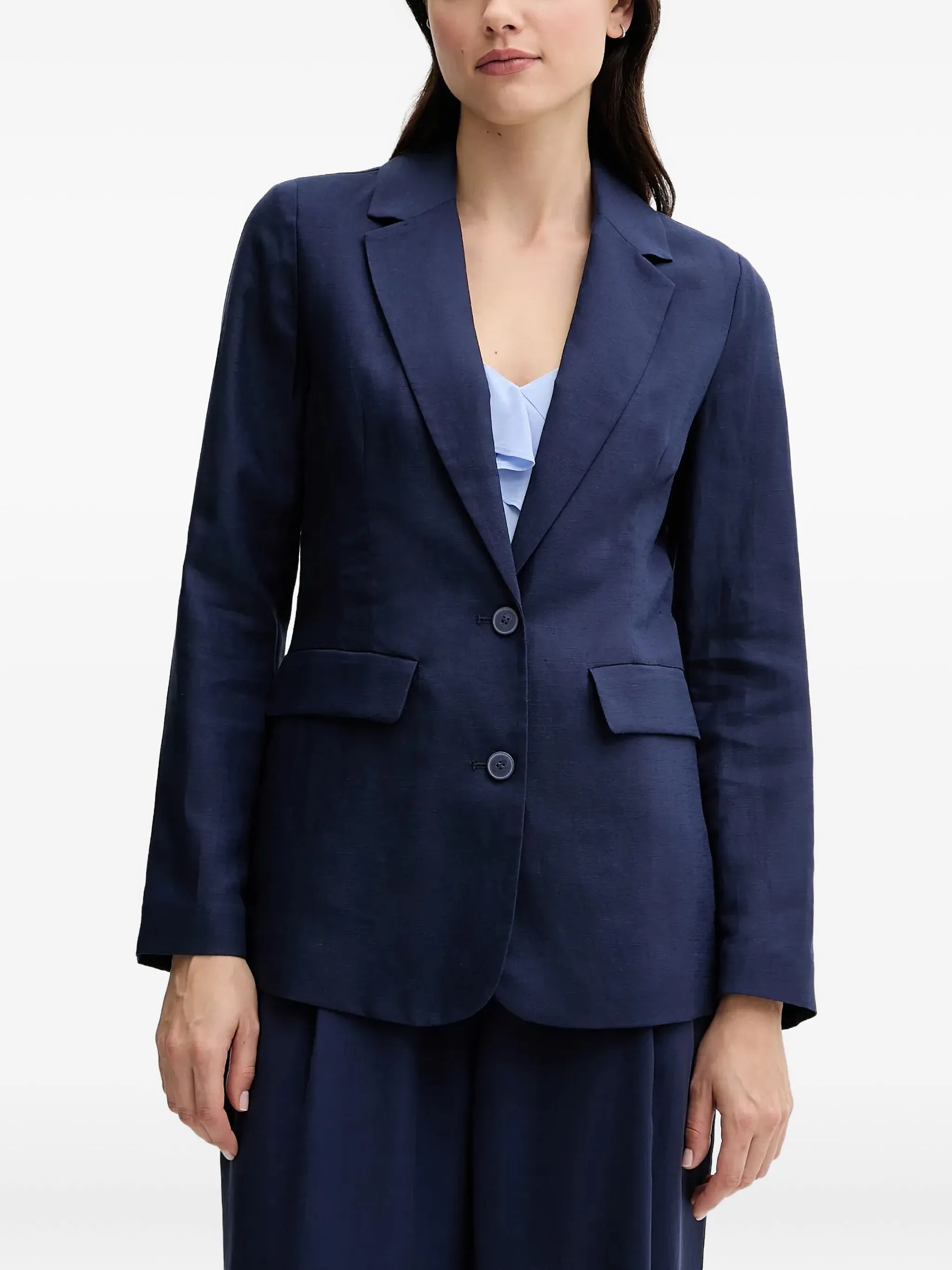 Пиджак на пуговицах Benetton, синий
Пиджак на пуговицах Benetton, синий