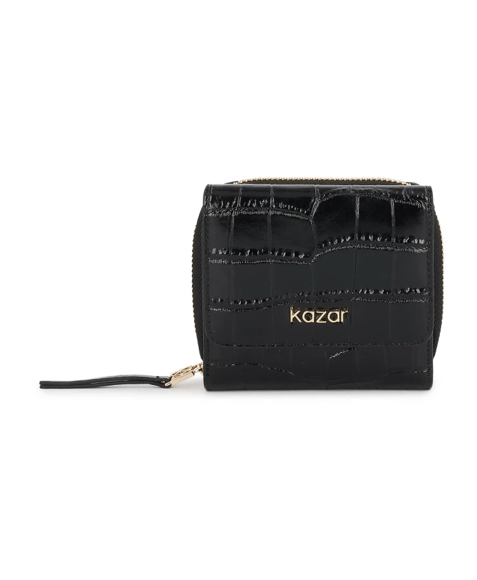 Женский кошелек Kazar из тисненой кожи черного цвета. Kazar, черный
Женский кошелек Kazar из тисненой кожи черного цвета. Kazar, черный