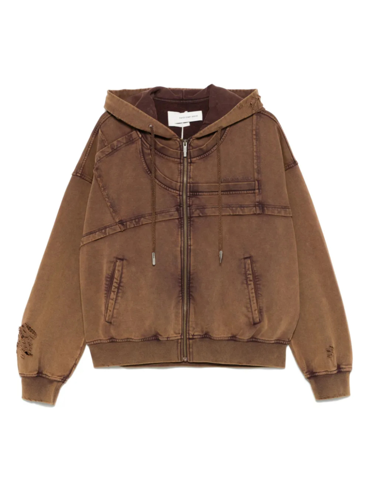 Толстовка с вышитым логотипом Feng Chen Wang, коричневый
Толстовка с вышитым логотипом Feng Chen Wang, коричневый