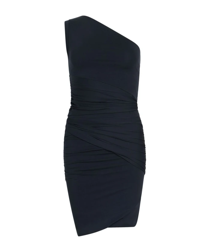 Асимметричное платье темно-синего цвета со сборками Patou, синий
Асимметричное платье темно-синего цвета со сборками Patou, синий