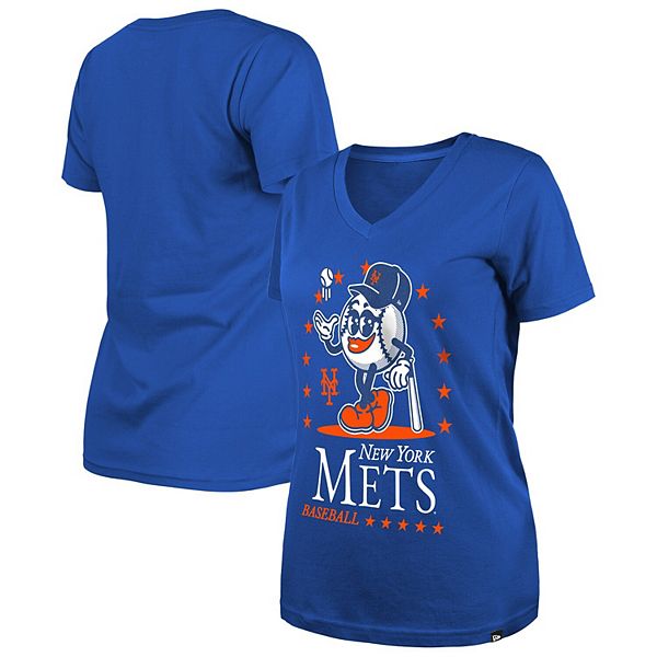 Женская футболка с V-образным вырезом Little Miss 2 New York Mets New Era
Женская футболка с V-образным вырезом Little Miss 2 New York Mets New Era
