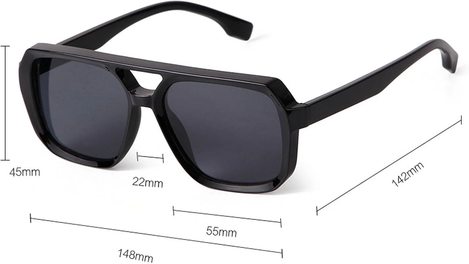 Модные солнцезащитные очки-пилот большого размера для женщин и мужчин, с толстой оправой, квадратной формой и защитой от УФ-излучения UV400 mincl, Leopard Green
Модные солнцезащитные очки-пилот большого размера для женщин и мужчин, с толстой оправой, квадратной формой и защитой от УФ-излучения UV400 mincl, Leopard Green