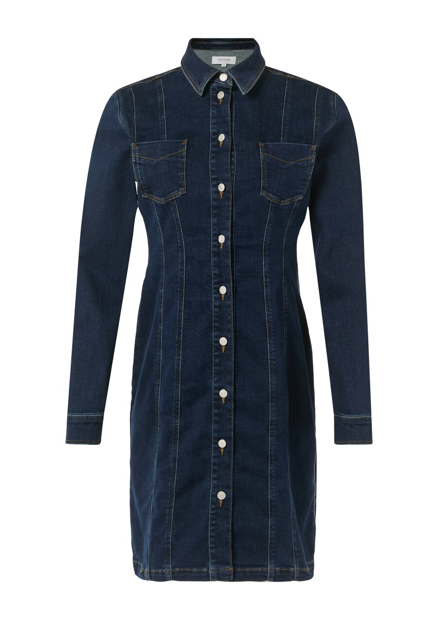 Платье-рубашка comma casual identity, темно-синий
Платье-рубашка comma casual identity, темно-синий