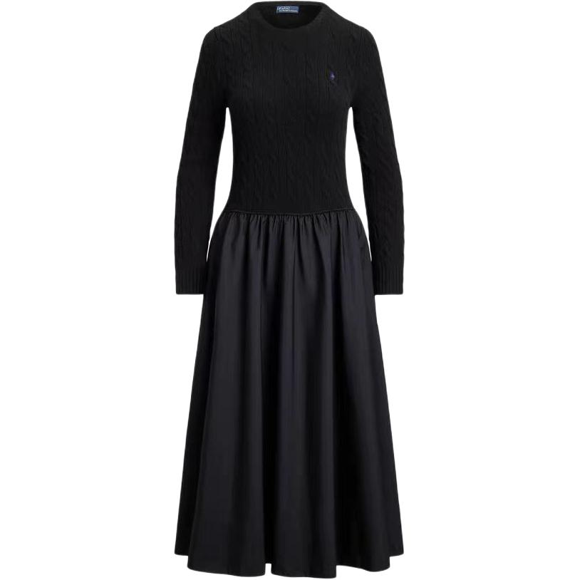 Женское платье с длинными рукавами FW25 Polo Ralph Lauren, черный
Женское платье с длинными рукавами FW25 Polo Ralph Lauren, черный