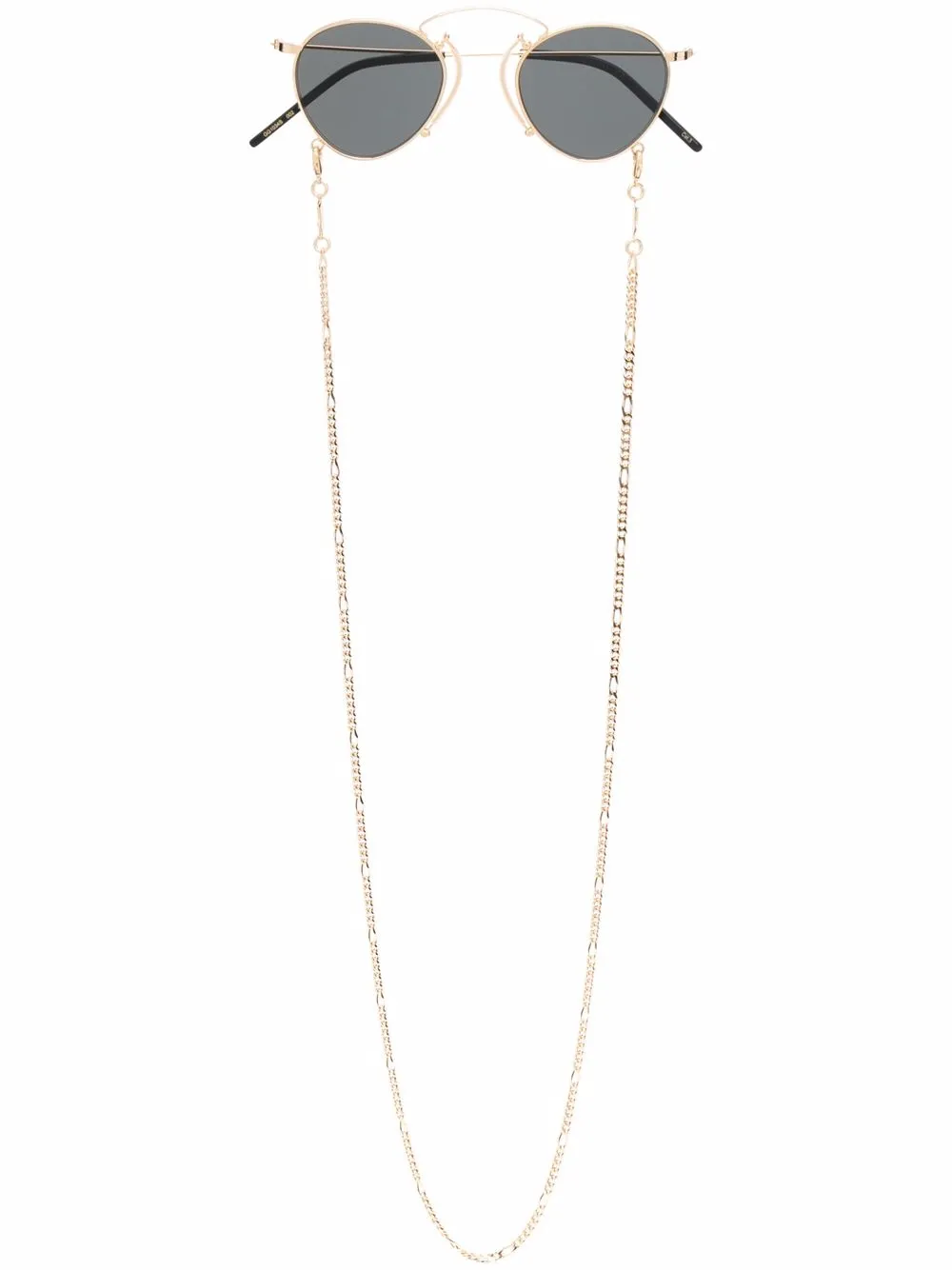 Солнцезащитные очки в круглой оправе Gucci Eyewear, золотой 
Солнцезащитные очки в круглой оправе Gucci Eyewear, золотой