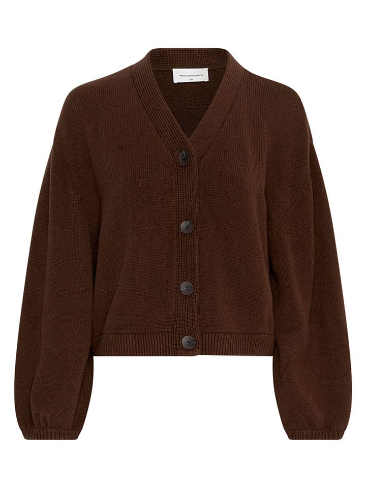 MOSS COPENHAGEN Кардиган «Зафина» темно-коричневого цвета
MOSS COPENHAGEN Кардиган «Зафина» темно-коричневого цвета