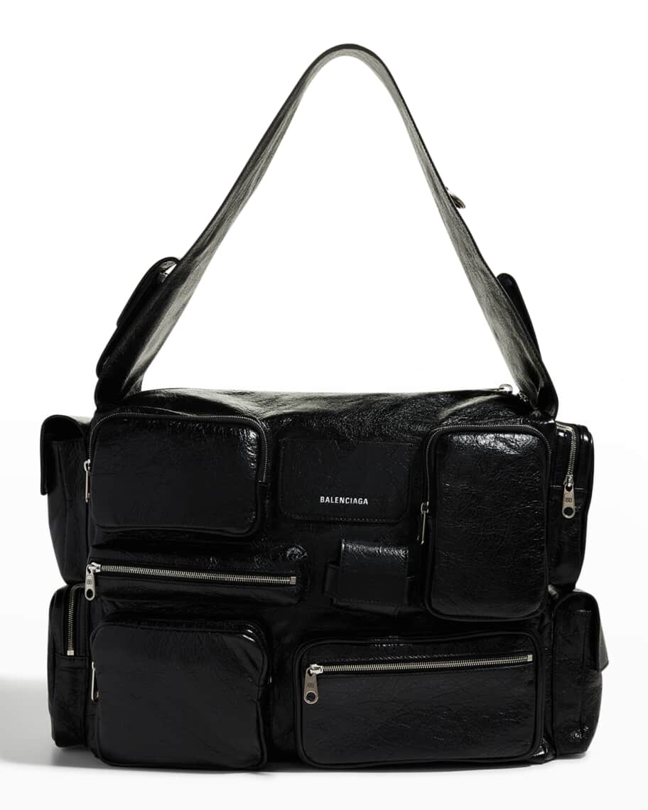 Мужская кожаная сумка-слинг Superbusy с несколькими карманами, большая Balenciaga
Мужская кожаная сумка-слинг Superbusy с несколькими карманами, большая Balenciaga