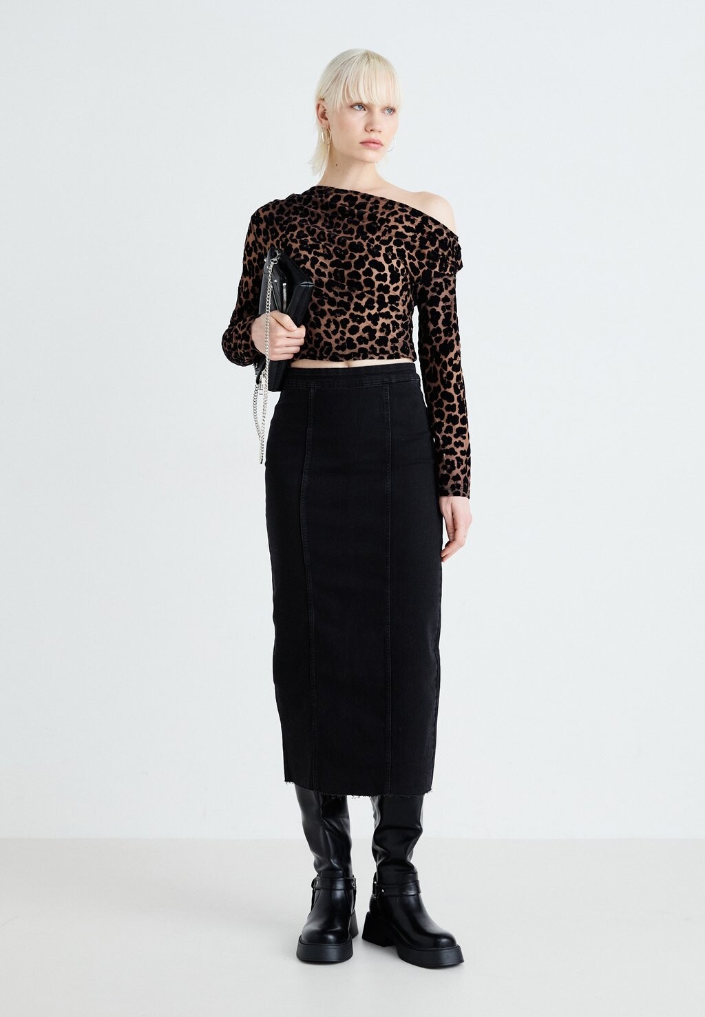 Топ с длинными рукавами ASYMMETRIC Gina Tricot, черный
Топ с длинными рукавами ASYMMETRIC Gina Tricot, черный