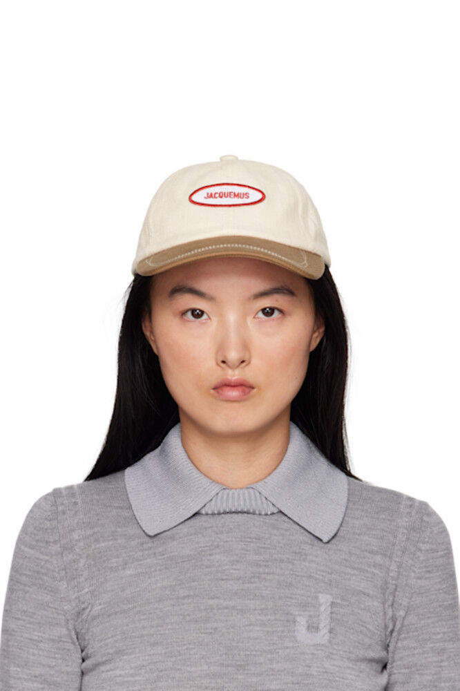 Кепка Off-White & Brown La Croisière 'The Gelato' JACQUEMUS 
Кепка Off-White & Brown La Croisière 'The Gelato' JACQUEMUS