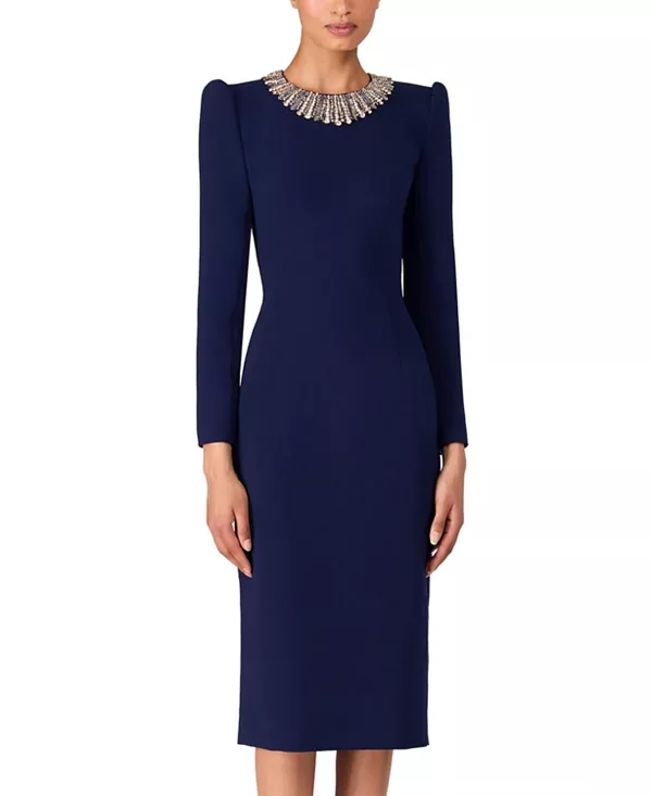 Платье миди с длинными рукавами Cora Jenny Packham, синий
Платье миди с длинными рукавами Cora Jenny Packham, синий