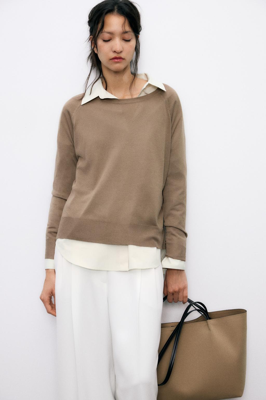 Сумка-тоут с двойной ручкой ZARA, цвет SAND/BROWN, Коричневый, Сумка-тоут с двойной ручкой ZARA, цвет SAND/BROWN
Сумка-тоут с двойной ручкой ZARA, цвет SAND/BROWN, Коричневый, Сумка-тоут с двойной ручкой ZARA, цвет SAND/BROWN