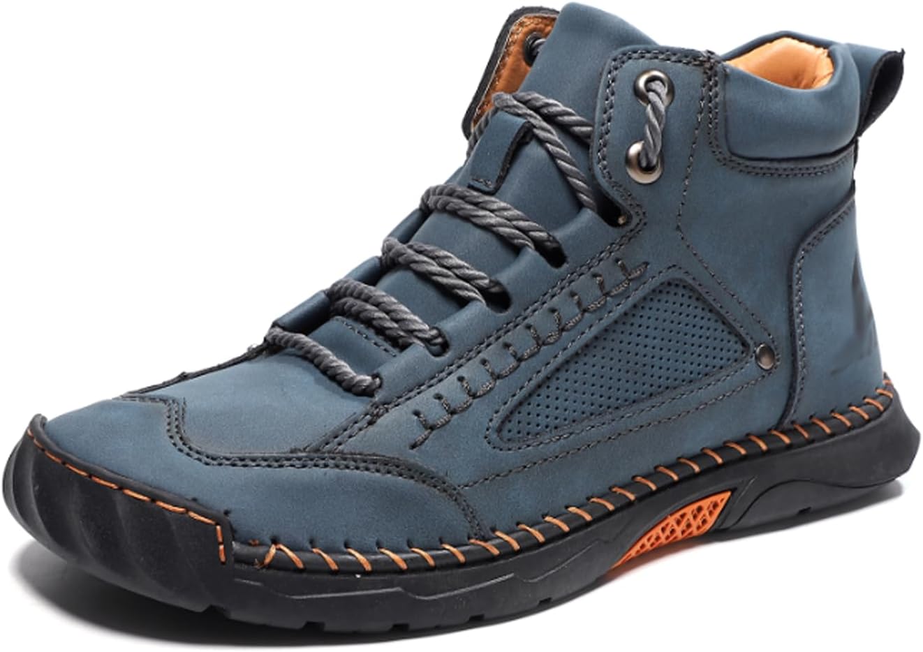 Мужские повседневные кожаные кроссовки ручной работы, средние, противоскользящие, дышащие, легкие, для улицы, ботинки чукка до щиколотки для вождения и прогулок Generic, темно-синий
Мужские повседневные кожаные кроссовки ручной работы, средние, противоскользящие, дышащие, легкие, для улицы, ботинки чукка до щиколотки для вождения и прогулок Generic, темно-синий