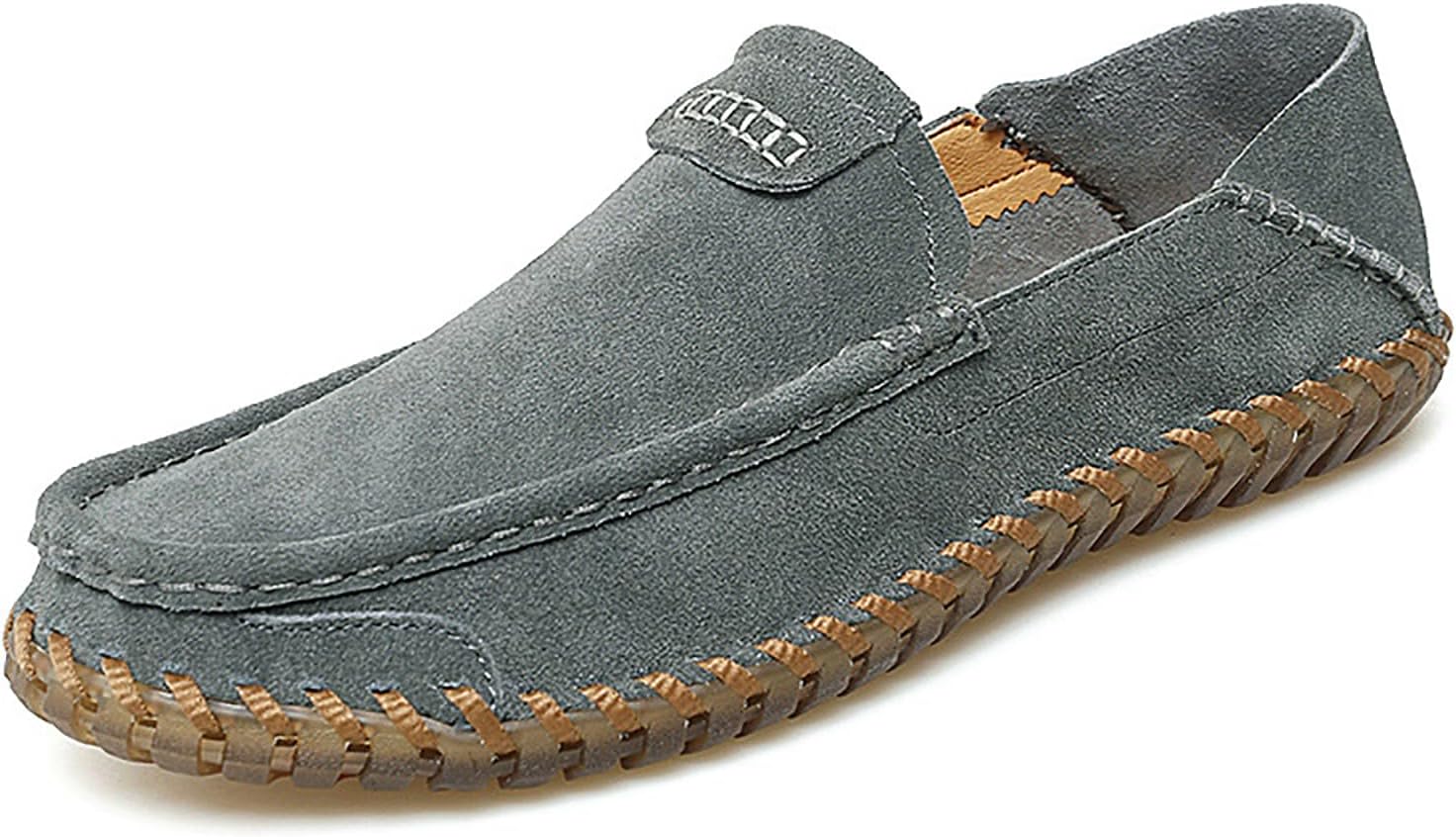 Мужские замшевые лоферы с ручной строчкой, легкие и дышащие, с круглым носком, без шнурков, плоские мокасины, повседневные и прогулочные туфли Loveheynew, серый
Мужские замшевые лоферы с ручной строчкой, легкие и дышащие, с круглым носком, без шнурков, плоские мокасины, повседневные и прогулочные туфли Loveheynew, серый