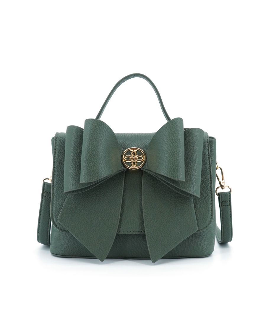 Сумка через плечо с магнитной застежкой и двойным бантом LIKE DREAMS, Dark Olive
Сумка через плечо с магнитной застежкой и двойным бантом LIKE DREAMS, Dark Olive