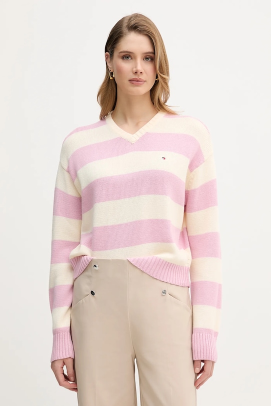 Кашемировый свитер Tommy Hilfiger, розовый
Кашемировый свитер Tommy Hilfiger, розовый