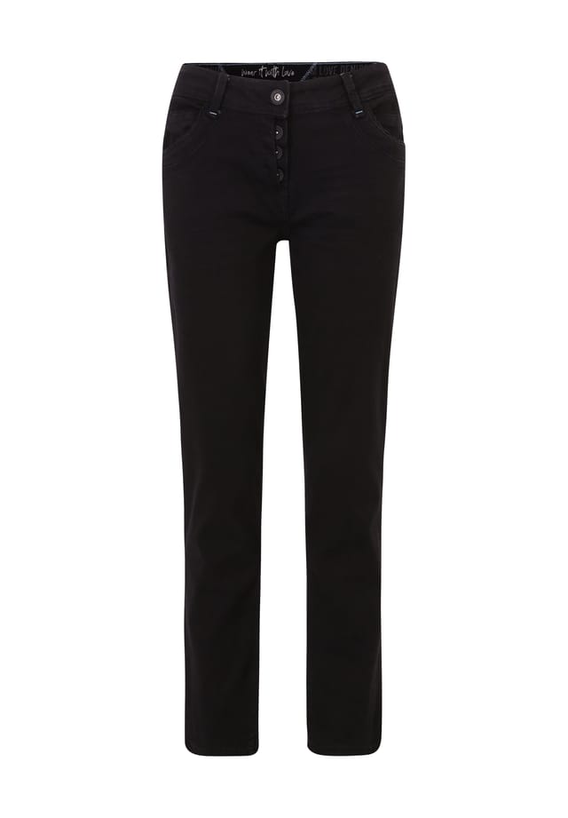 Джинсы обычного кроя Cecil, черный 
Джинсы обычного кроя Cecil, черный