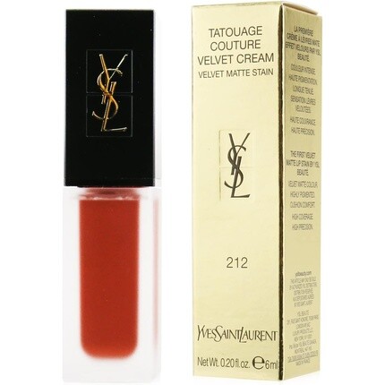 Жидкая губная помада Ysl Rouge Pur Couture Tatouage Couture Velvet Cream Liquid Lipstick 212 6 мл, Yves Saint Laurent
Жидкая губная помада Ysl Rouge Pur Couture Tatouage Couture Velvet Cream Liquid Lipstick 212 6 мл, Yves Saint Laurent