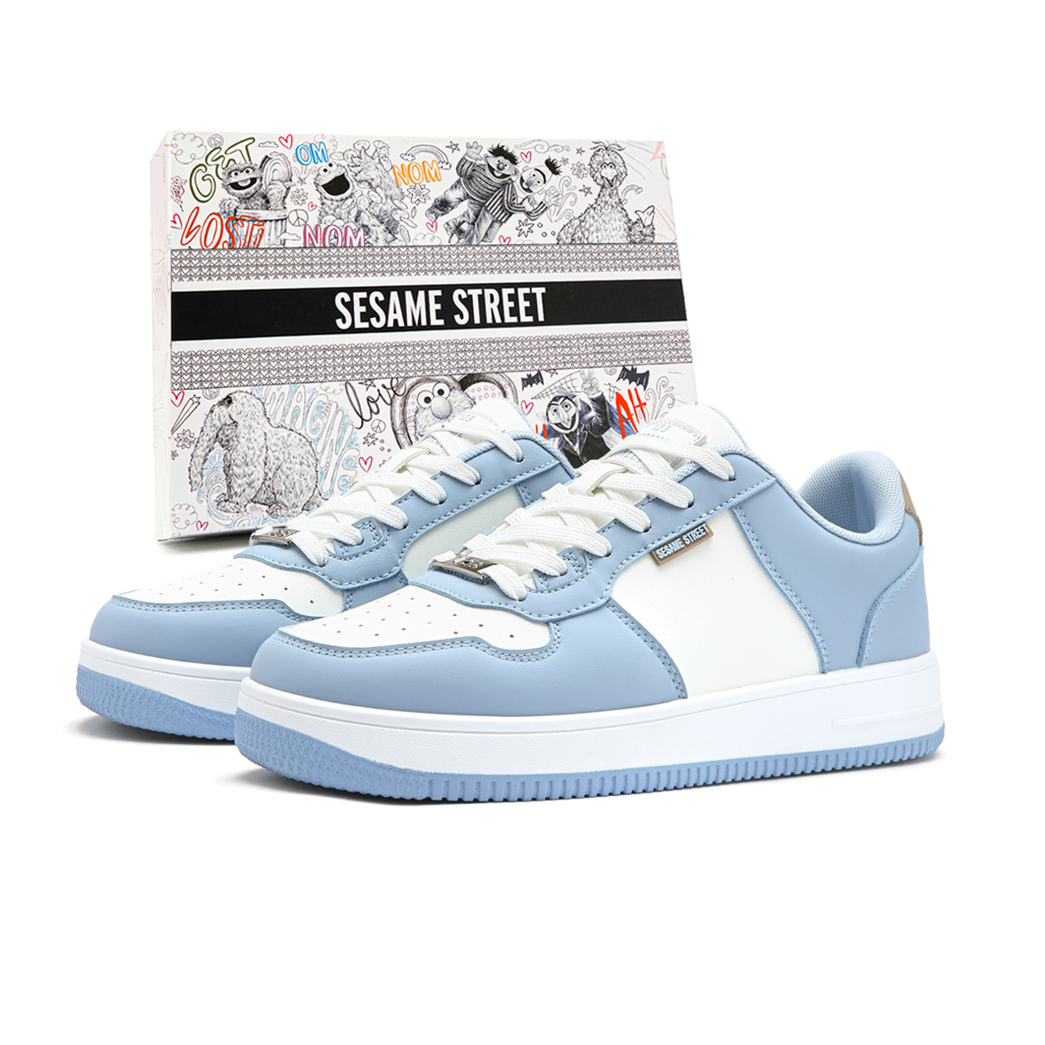 Увеличивающие рост, износостойкие, легкие, нескользящие, низкие скейтбордистские кроссовки унисекс Sesame Street, aqua синий
Увеличивающие рост, износостойкие, легкие, нескользящие, низкие скейтбордистские кроссовки унисекс Sesame Street, aqua синий