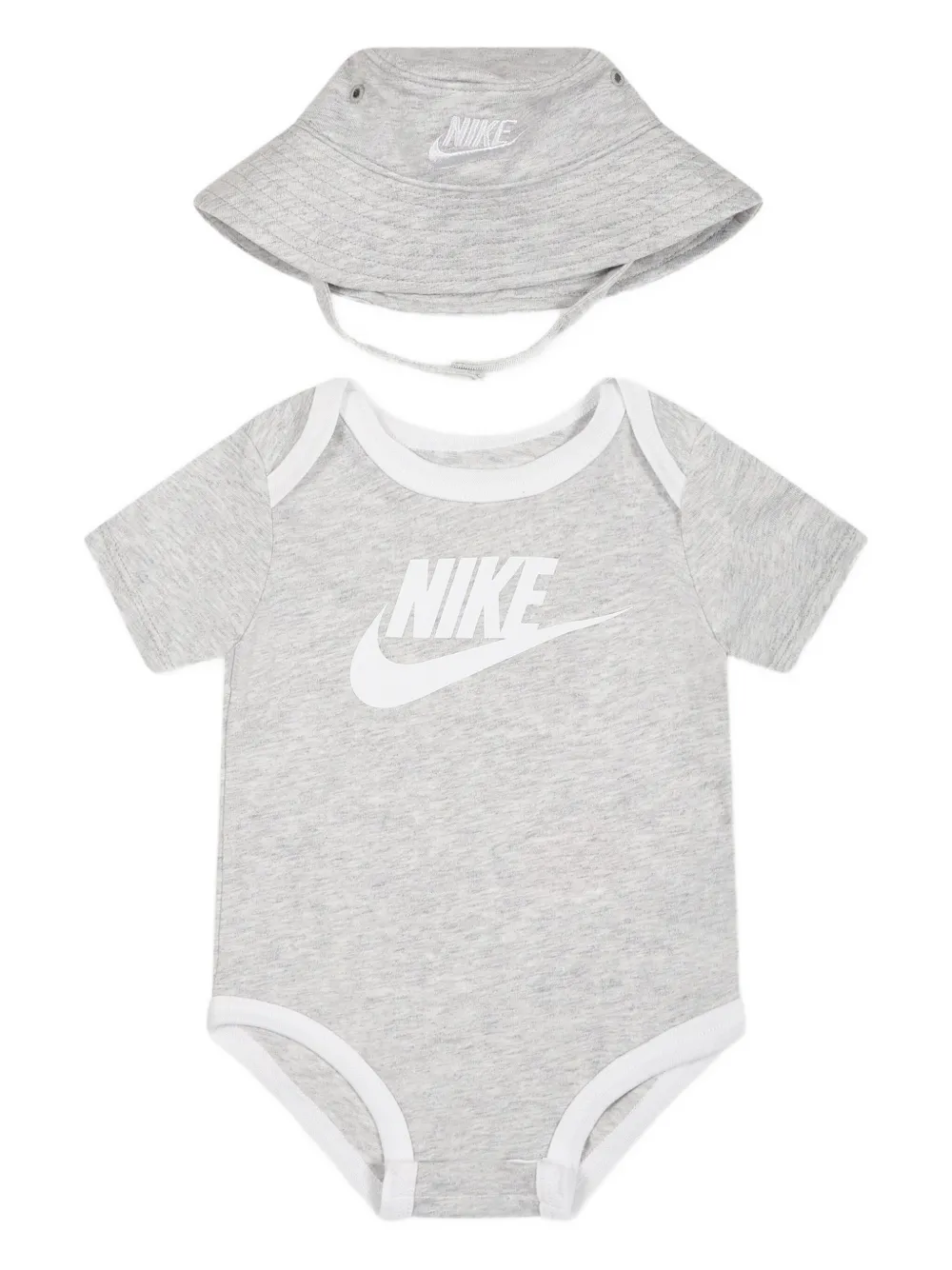 Комплект из двух комбинезонов с логотипом Nike Kids, серый
Комплект из двух комбинезонов с логотипом Nike Kids, серый