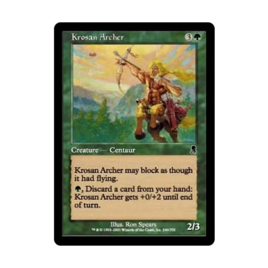 CCG Кросан Арчер (К), MTG - Odyssey
CCG Кросан Арчер (К), MTG - Odyssey