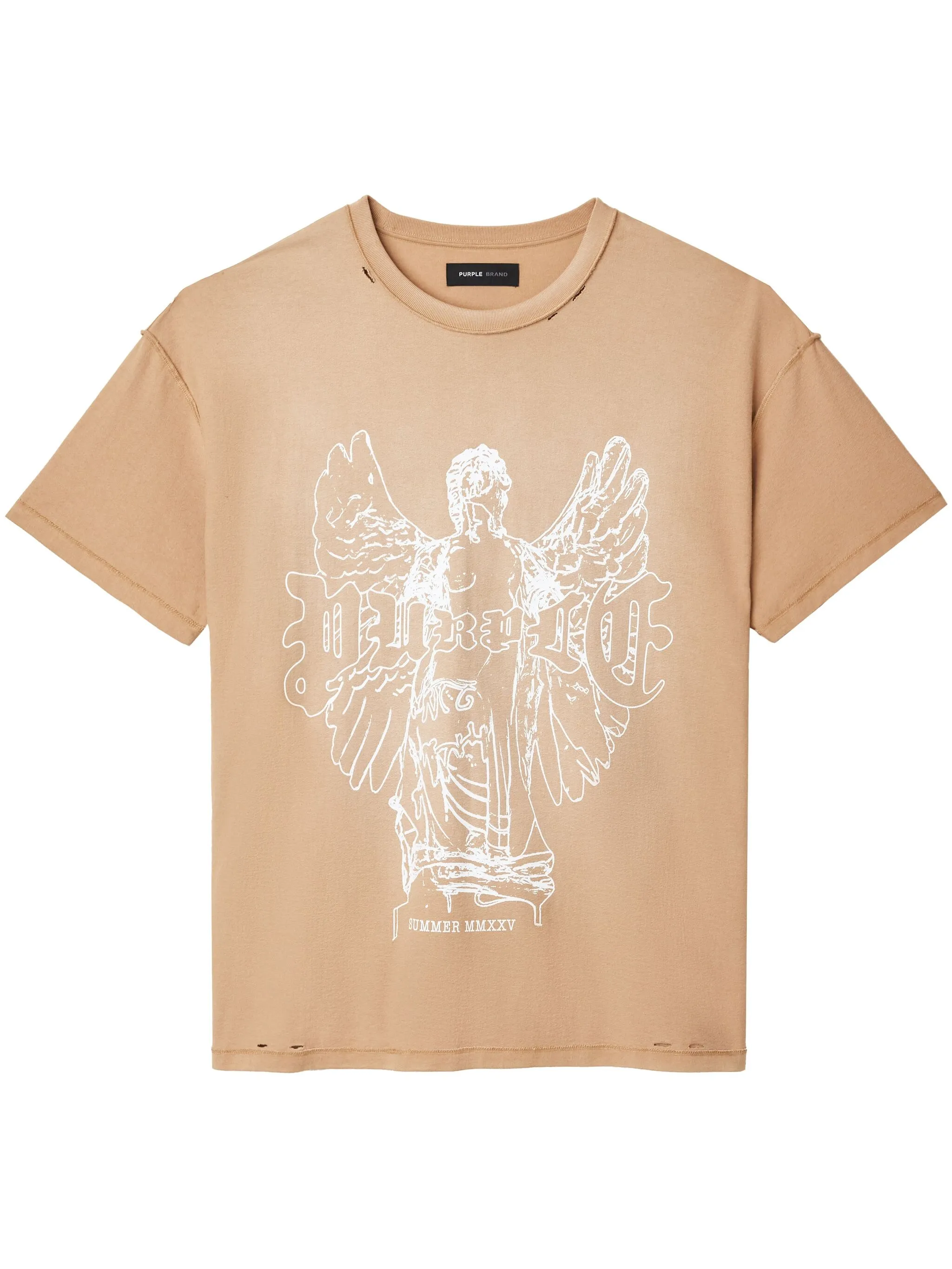 Футболка с логотипом Purple Brand, бежевый
Футболка с логотипом Purple Brand, бежевый