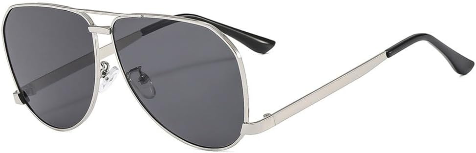 Большие овальные солнцезащитные очки для женщин в винтажном панк-стиле с металлической оправой, солнцезащитные очки для мужчин с защитой от УФ-излучения UV400 HCPIHF, Silver Black
Большие овальные солнцезащитные очки для женщин в винтажном панк-стиле с металлической оправой, солнцезащитные очки для мужчин с защитой от УФ-излучения UV400 HCPIHF, Silver Black