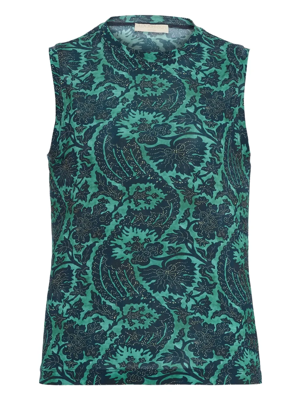 Платье миди без рукавов с абстрактным принтом Ulla Johnson, синий
Платье миди без рукавов с абстрактным принтом Ulla Johnson, синий