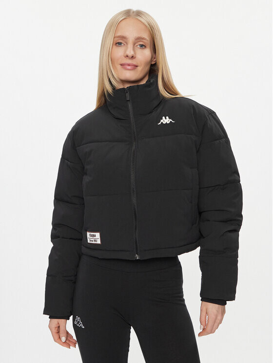 Пуховик оверсайз Kappa, черный
Пуховик оверсайз Kappa, черный