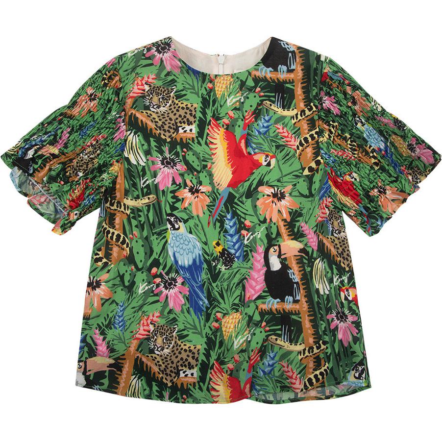 Детская футболка KENZO, зелёная
Детская футболка KENZO, зелёная