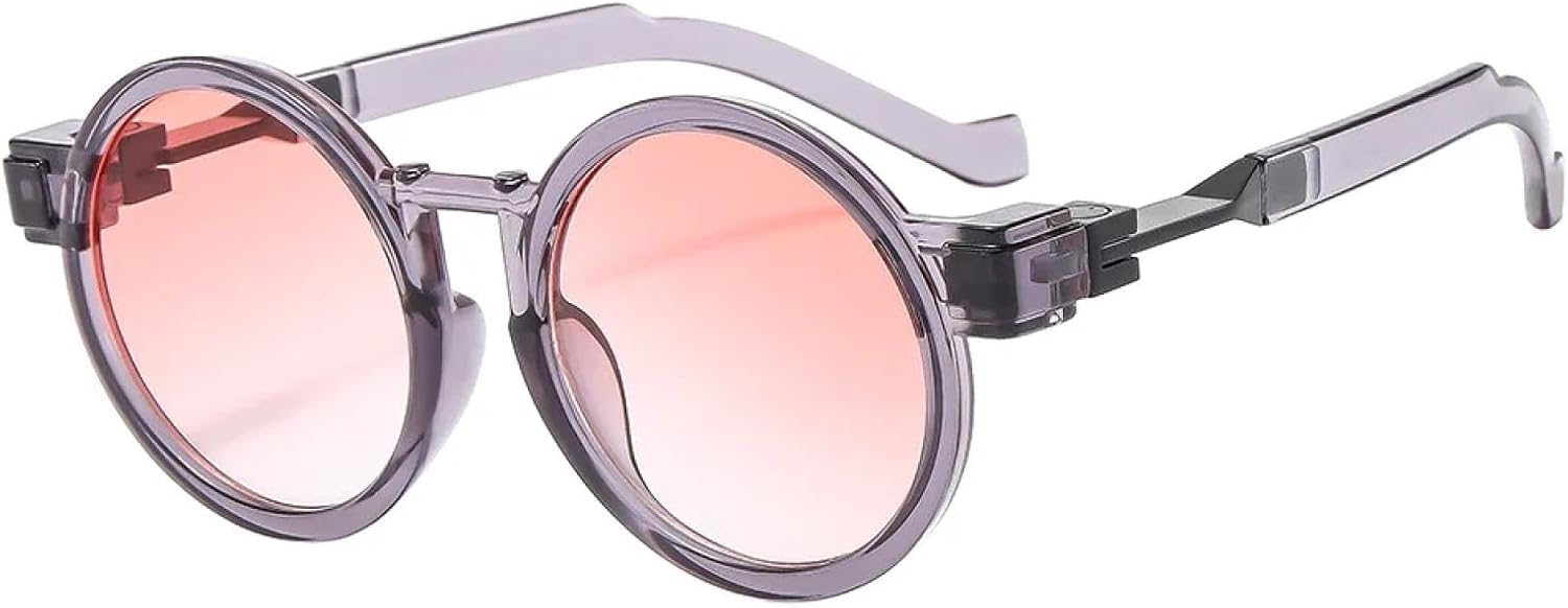 Солнцезащитные очки с защитой UV400 | Круглая оправа в стиле стимпанк, цветные линзы | Для женщин и мужчин, для занятий спортом на открытом воздухе и вождения DSVIGF, Gray
Солнцезащитные очки с защитой UV400 | Круглая оправа в стиле стимпанк, цветные линзы | Для женщин и мужчин, для занятий спортом на открытом воздухе и вождения DSVIGF, Gray
