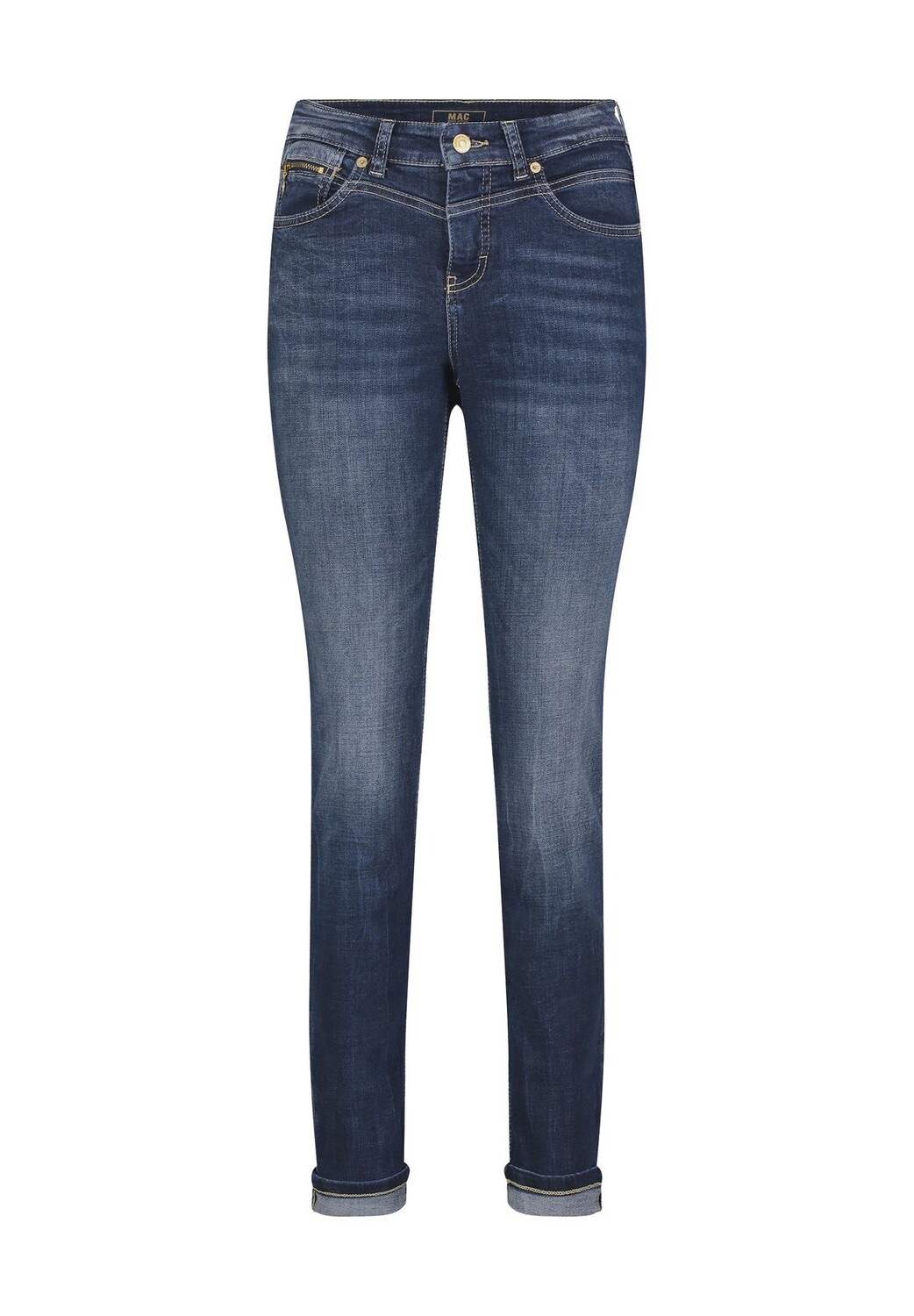 Джинсы, петля для ремня, зауженный крой, женские MAC, темно-синий
Джинсы, петля для ремня, зауженный крой, женские MAC, темно-синий