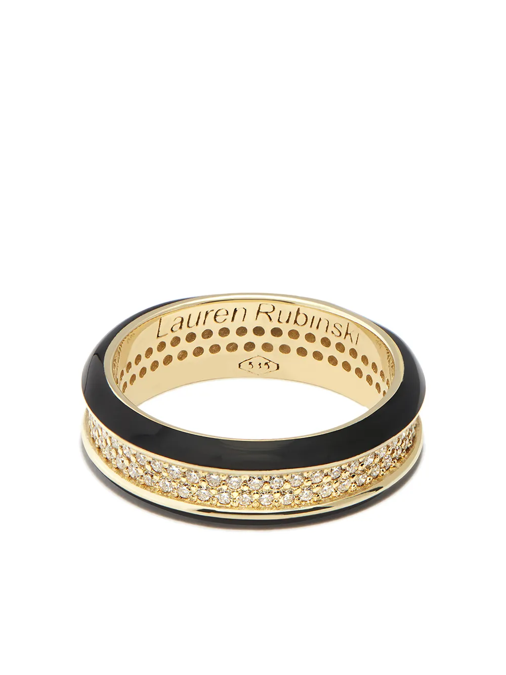 Кольцо из желтого золота с бриллиантами Lauren Rubinski, золотой 
Кольцо из желтого золота с бриллиантами Lauren Rubinski, золотой