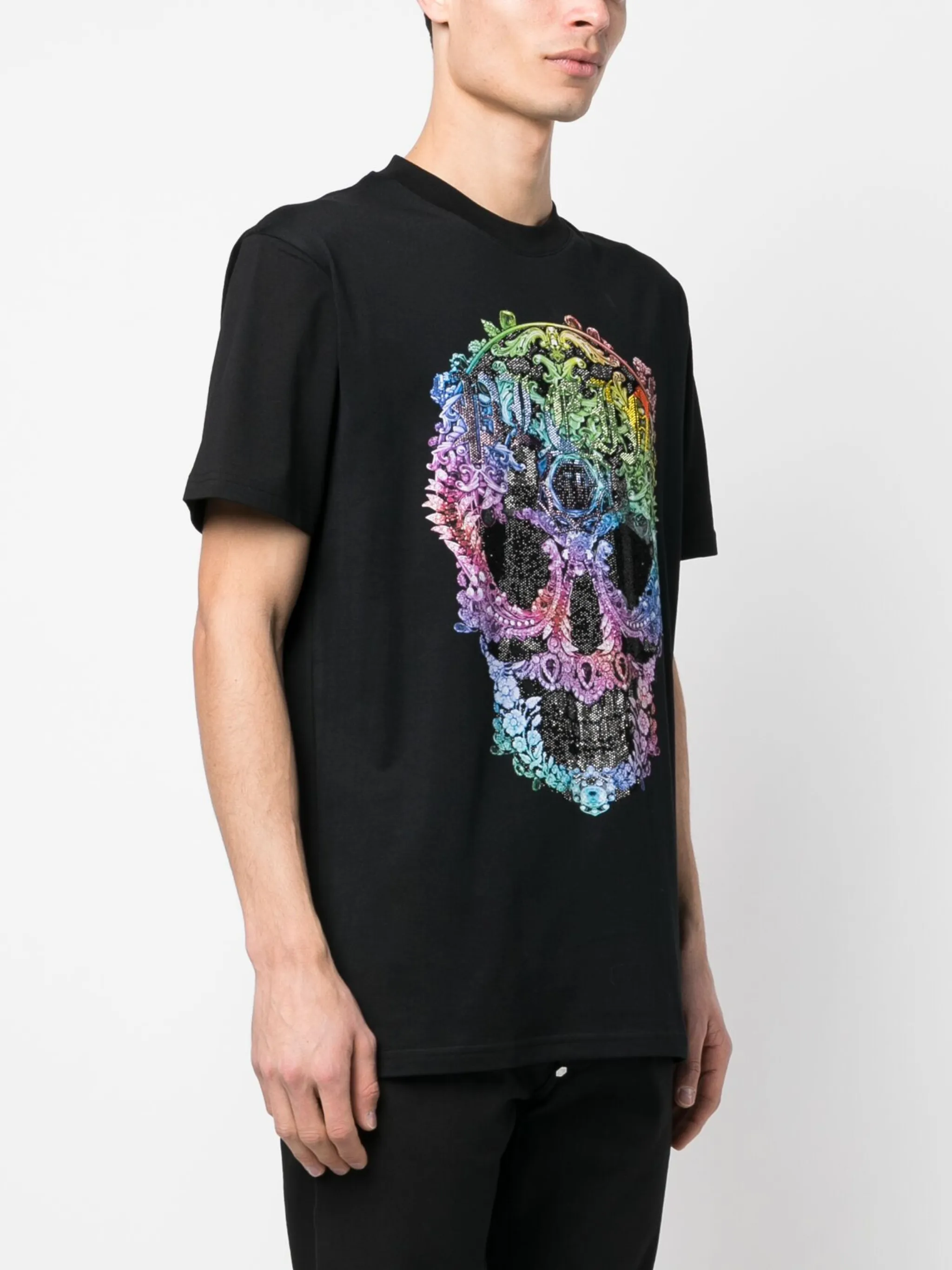 Футболка с принтом Skull и стразами Philipp Plein, черный
Футболка с принтом Skull и стразами Philipp Plein, черный