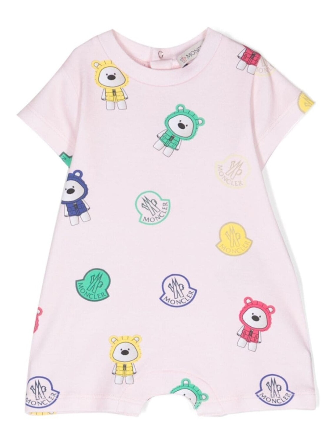 Moncler Enfant ромпер с графичным принтом, розовый
Moncler Enfant ромпер с графичным принтом, розовый